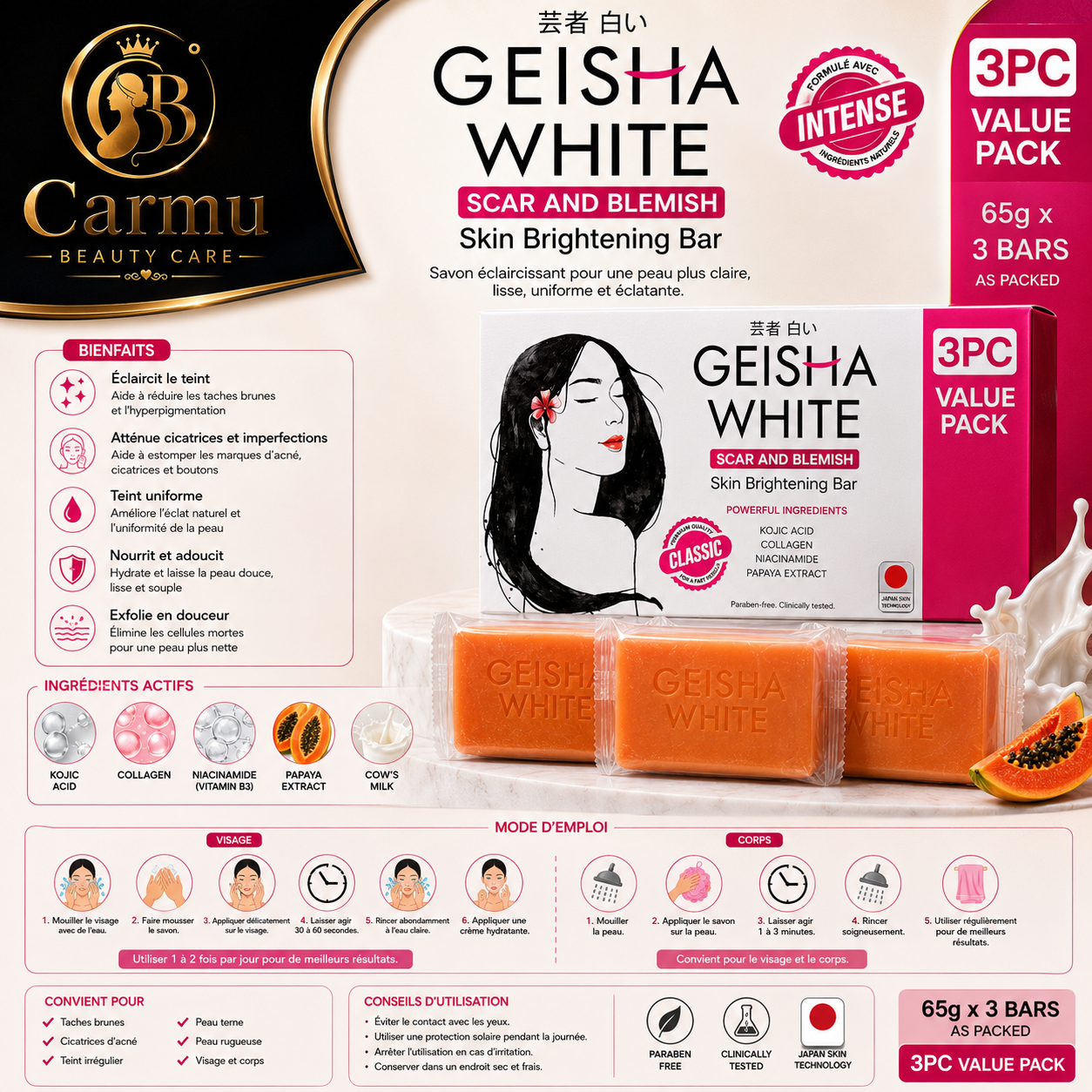 GEISHA WHITE CLASSIC