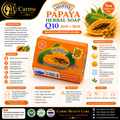ASANTEE Papaya Herbal Soap Q10 AHA + BHA