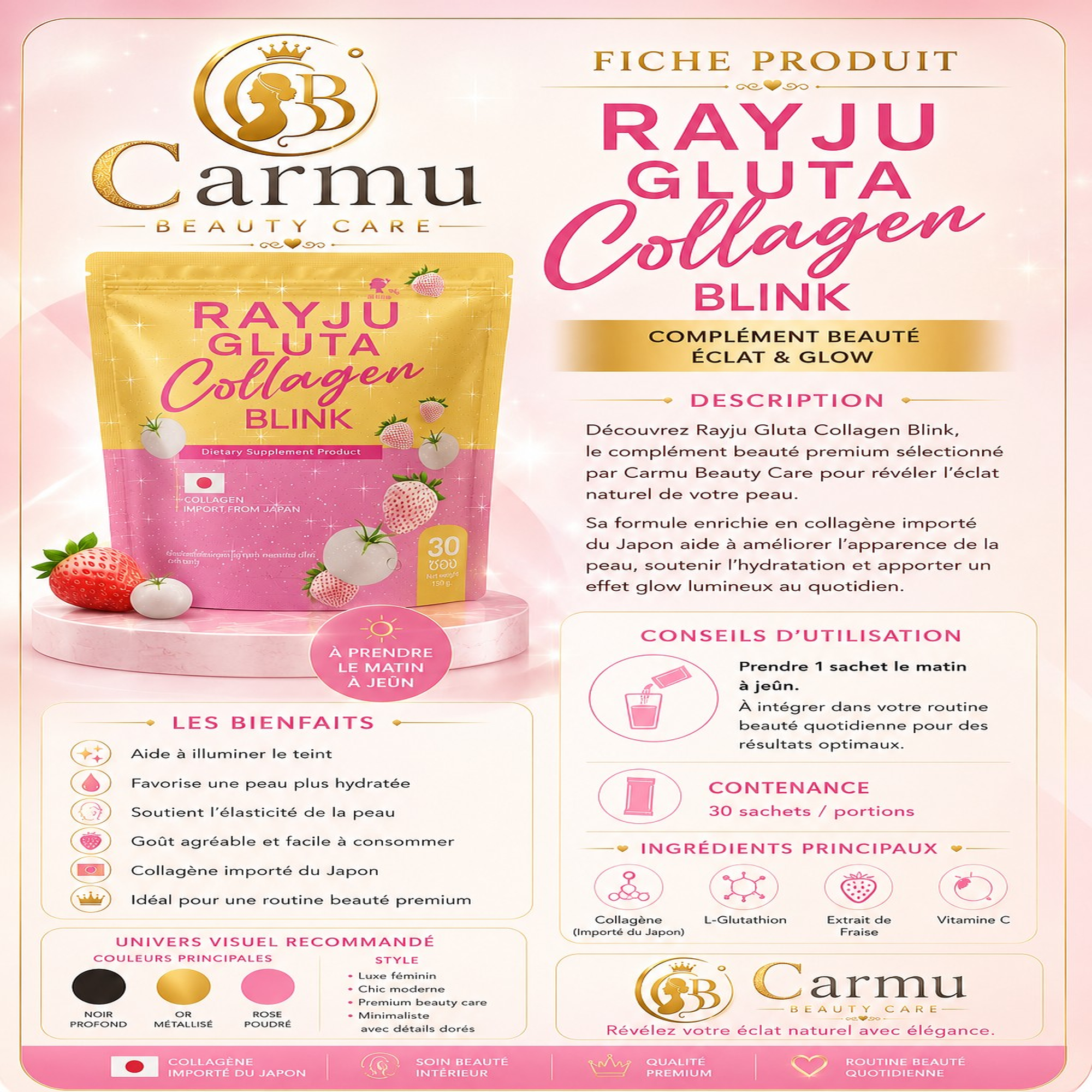 RAYJU GLUTA COLLAGEN BLINK