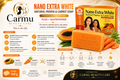 Nano Extra White Papaya & Carrot Soap