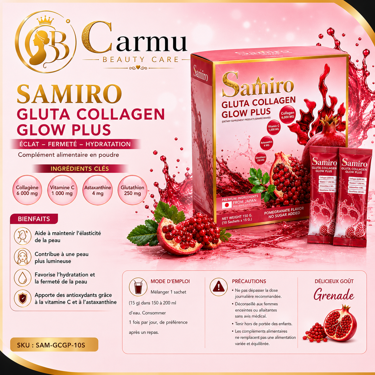 Samiro Gluta Collagen Glow Plus